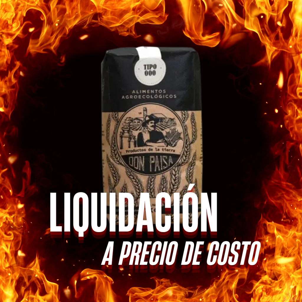 LIQUIDACIÓN Harina de trigo 000  blanca envase 5kg - Paisa