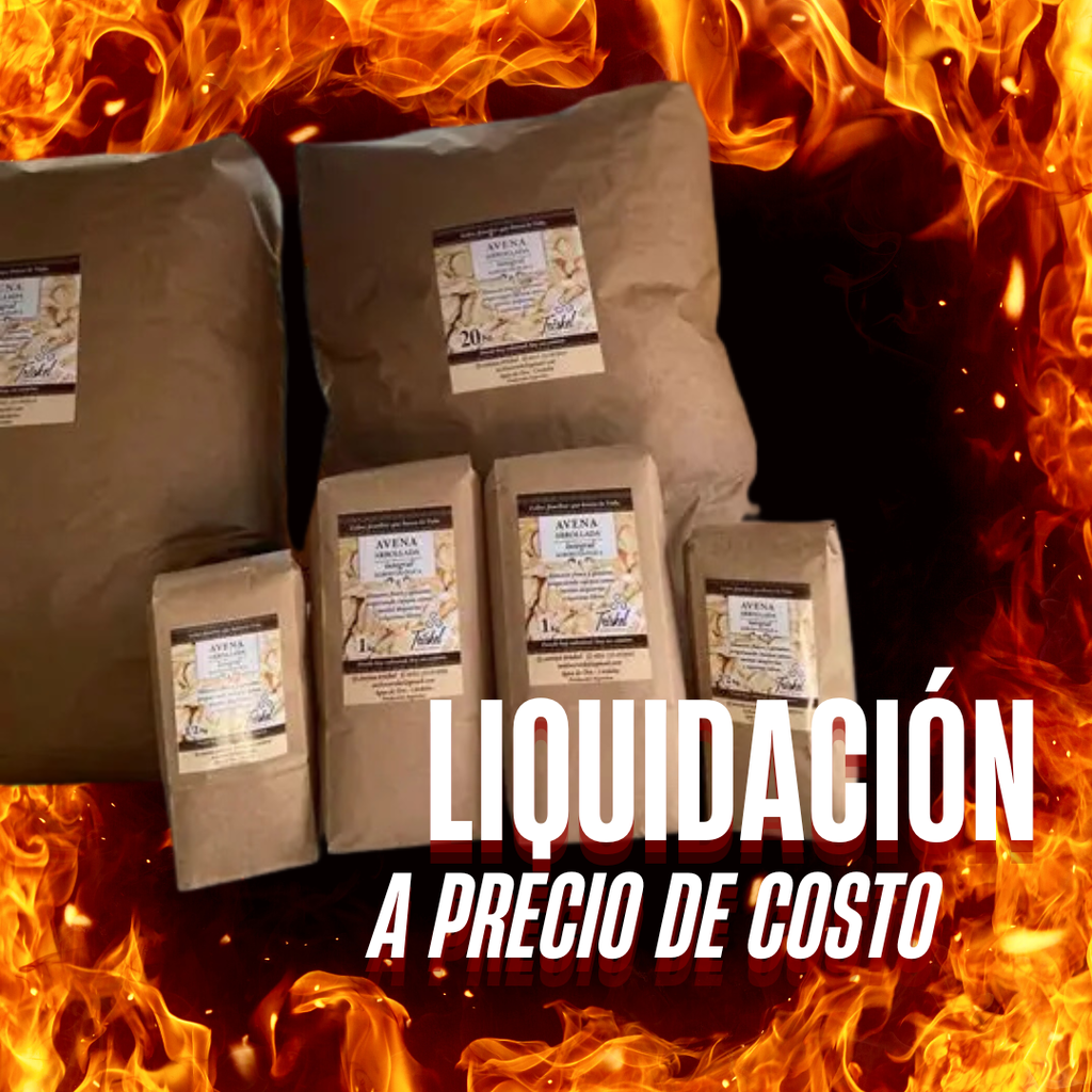 LIQUIDACIÓN Avena pelada entera  1kg - Triskel