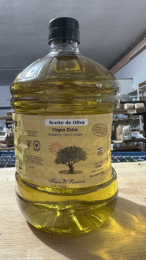 Aceite de oliva Orgánico “El Renuevo” 2l