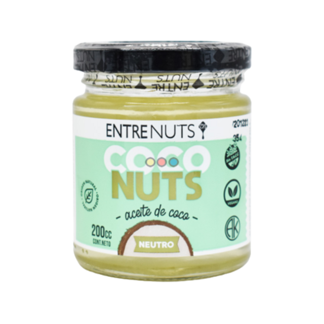Aceite de coco neutro 200cm³ ENTRE NUTS