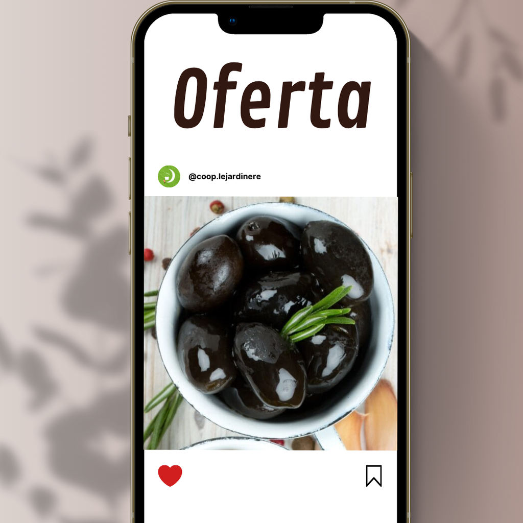 Aceitunas orgánicas negras 1kg
