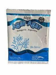 NUEVO Agar Agar Natural x10gr