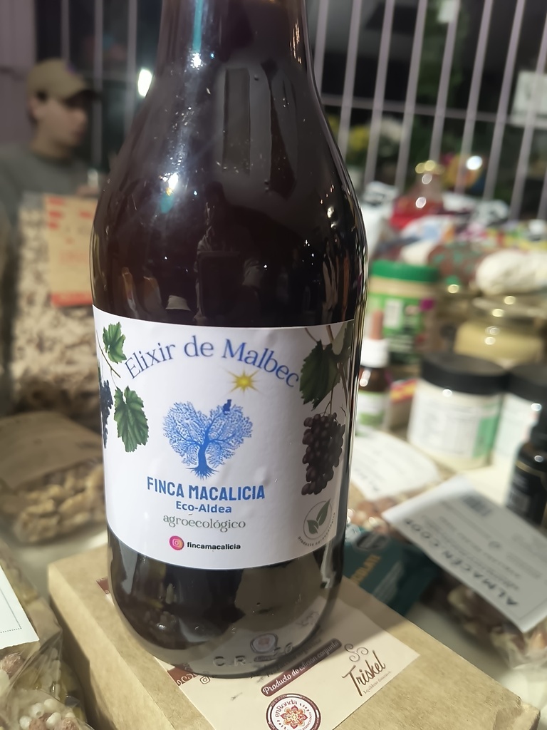 JUGO DE UVA malbec AGROECOLOGICO 600 ML