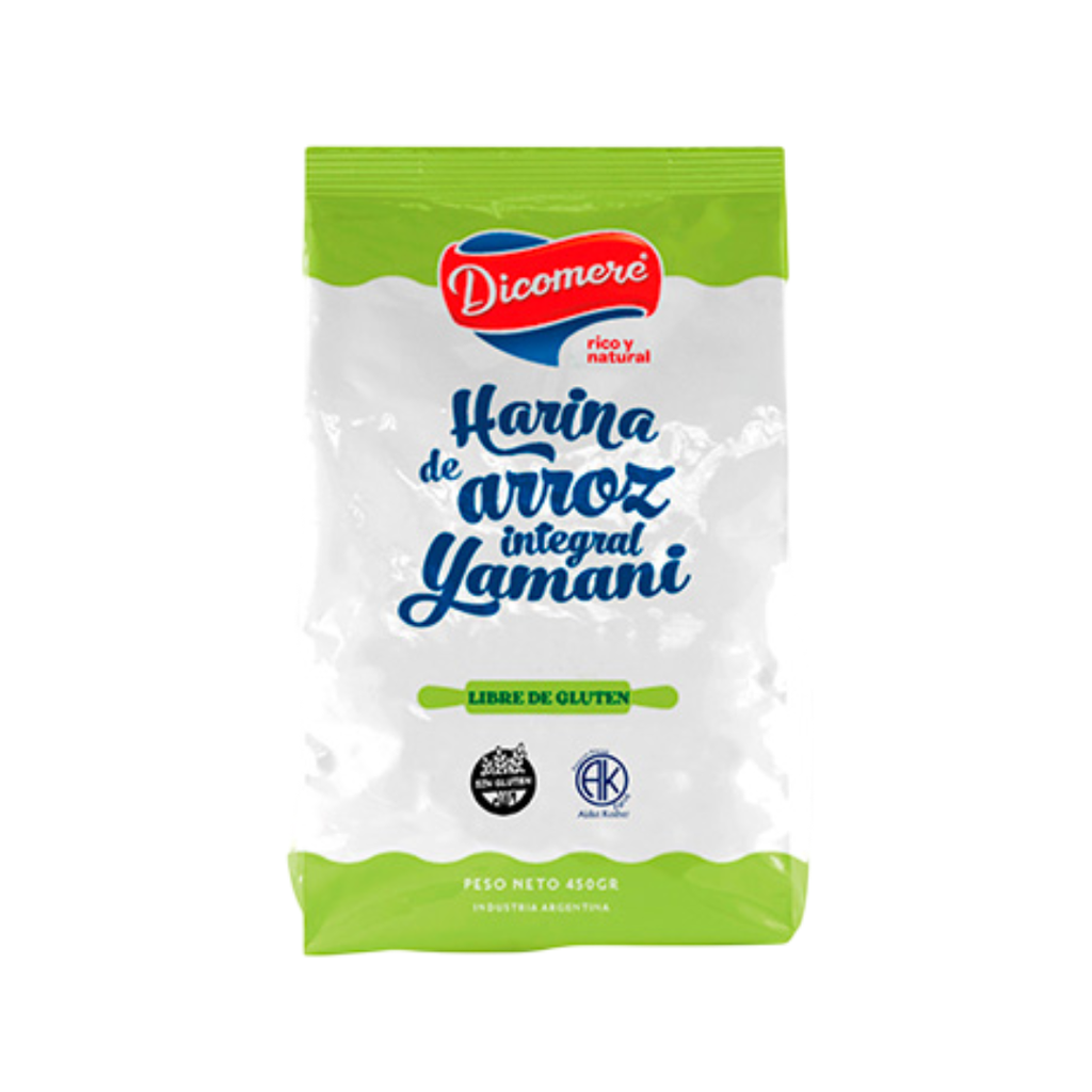 DICOMERE - Harina de arroz yamani integral SIN TACC x 450
