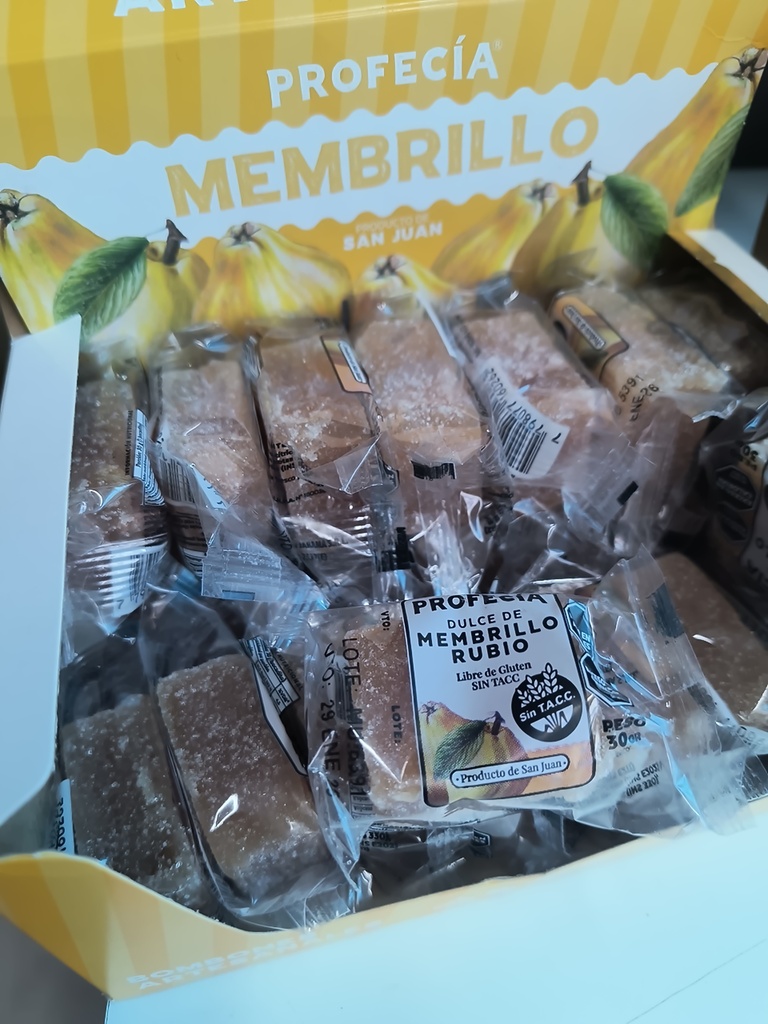 Bombon frutal Profecía (Membrillo)caja 28u