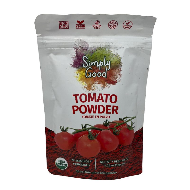 Tomate en polvo Fino Orgánico 200grs a granel Simply Good