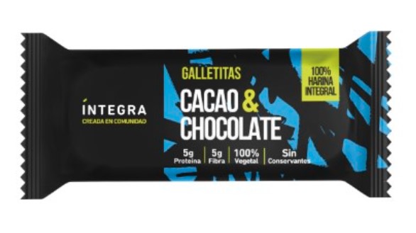 INTEGRA - Galletitas cacao y chocolate 72G
