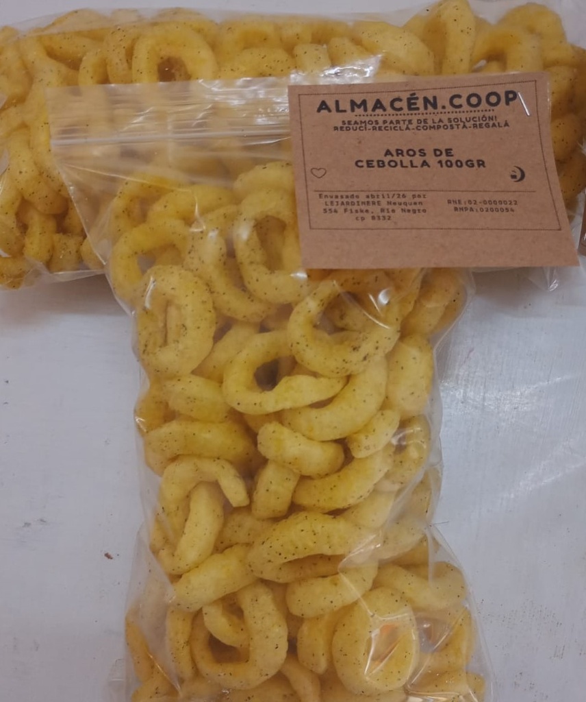 Aros de cebolla 100grs