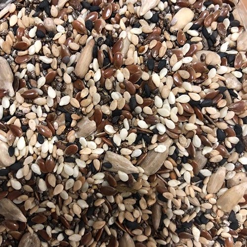 Mix de 4 semillas 100grs (girasol, lino, sésamo, sésamo negro)