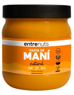 ENTRE NUTS - Pasta de mani NATURAL x 1Kg