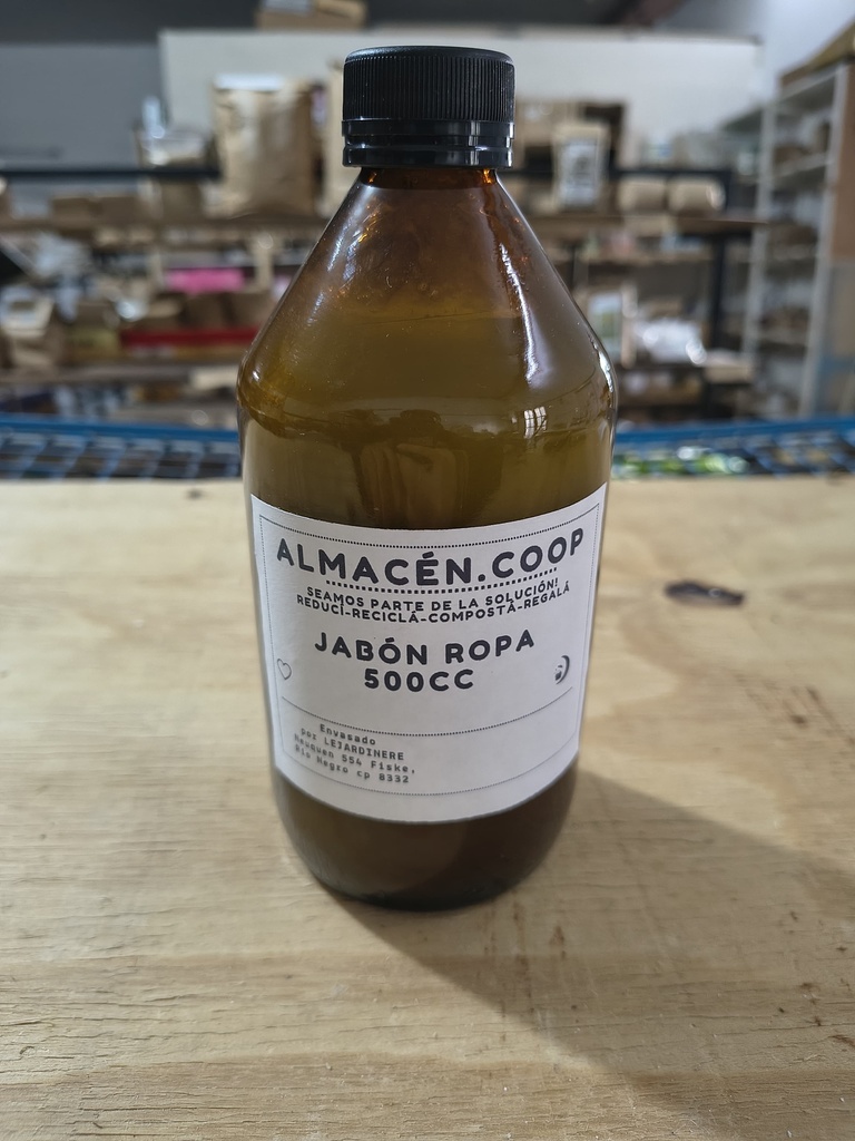 Jabon para la Ropa concentrado 500cc 7 lavados