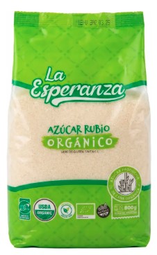 Azucar rubia organica La Esperanza 800gr