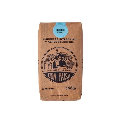 Harina integral sarraceno envase 1kg - Paisa
