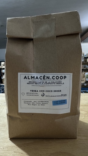 Yerba con Coco 500grs