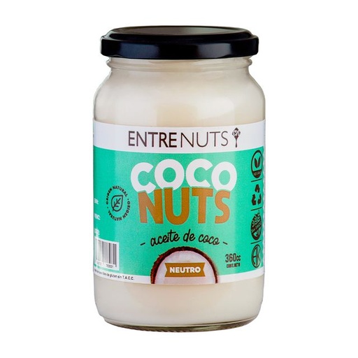 Aceite de coco Neutro 360cc ENTRE NUTS
