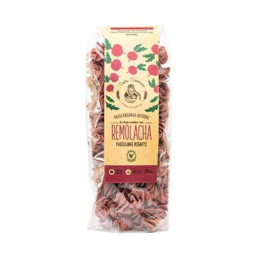 Fideos integrales REMOLACHA " Fusilli"  400grs