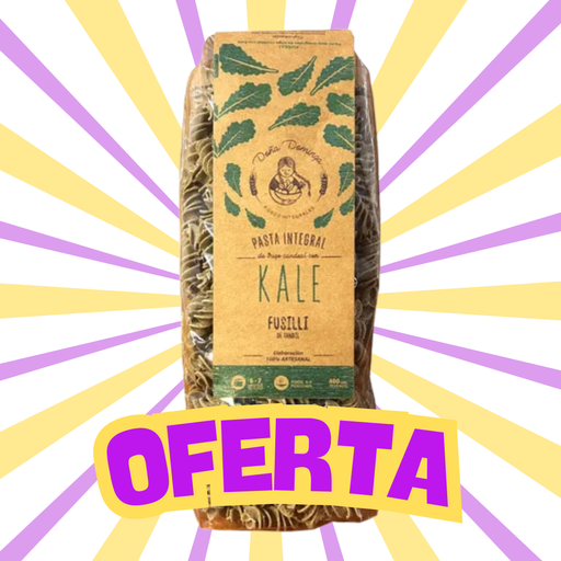 Fideos integrales  KALE " Fusilli"  400grs
