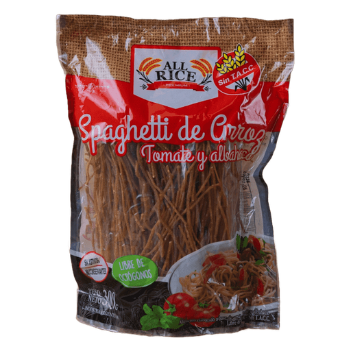 Fideos De Arroz Tomate y Albahaca  All Rice