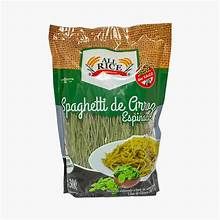Fideos De Arroz Espinaca  All Rice