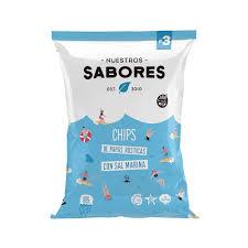 Chip de papa con sal marina 80g - NUESTROS Sabores