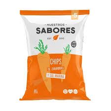 Chip de zanahoria con sal marina - NUESTROS Sabores