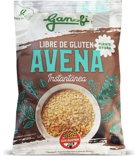 Avena instantanea libre de gluten 300gr - GANOFI