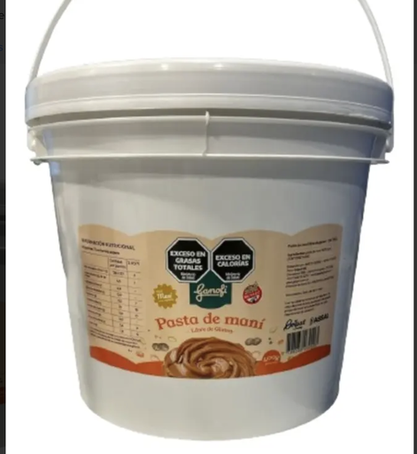 GANOFI - BALDE DE 3.5 KG PASTA DE MANI