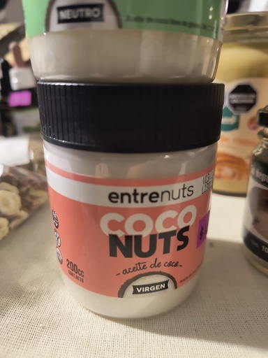 Aceite de Coco Virgen Entre Nuts 200cc