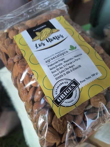 Almendras peladas 500grs Agroeocologicas Los Nonos