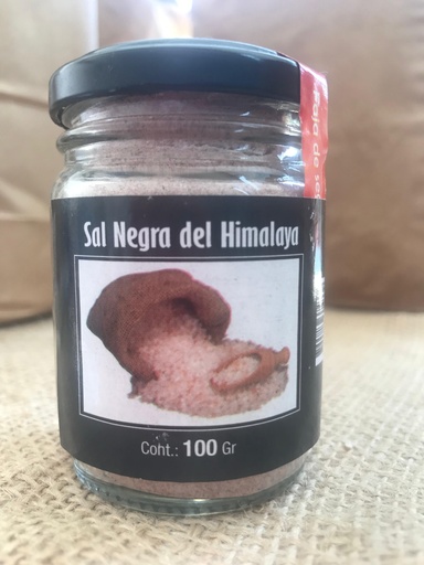 Sal negra del Himalaya - frasco 100gr