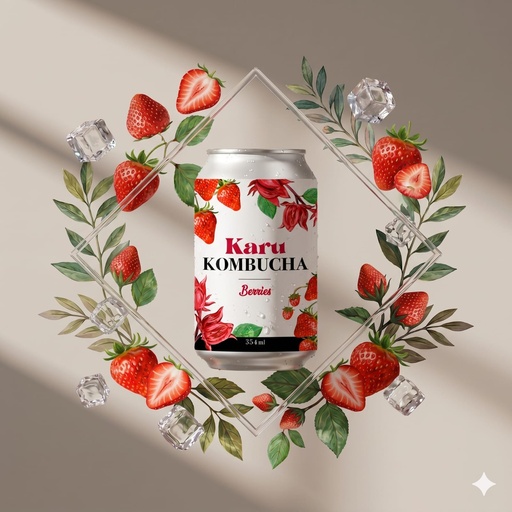 Kombucha Karu Berries lata 360cc