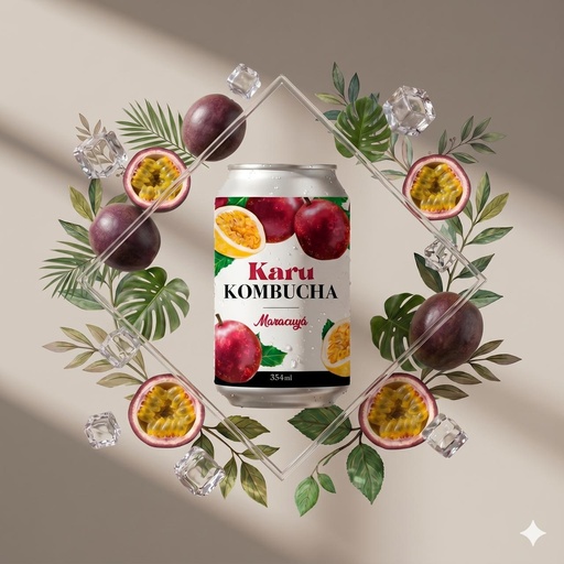 Kombucha Karu Maracuya lata 360cc