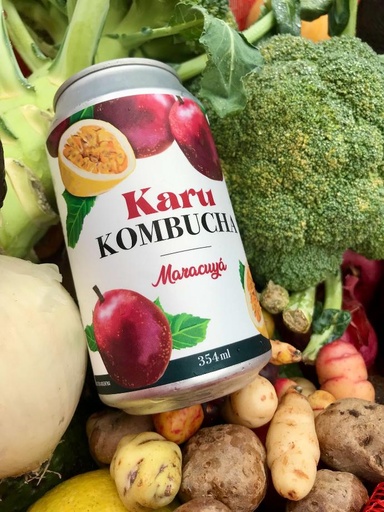 Kombucha Karu Maracuya lata 360cc