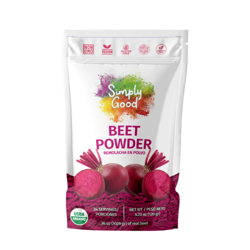 Remolacha en polvo Orgánico doypack 120grs Simply Good