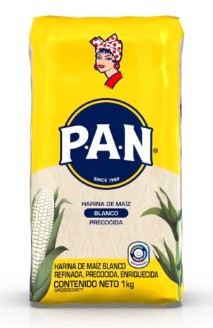 PAN - Harina para arepas (blanca) x 1kg
