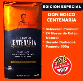 Yerba Mate Don bosco 500grs Centenaria Barbacua