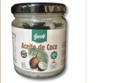 Aceite de coco Virgen 180cc Ganofi